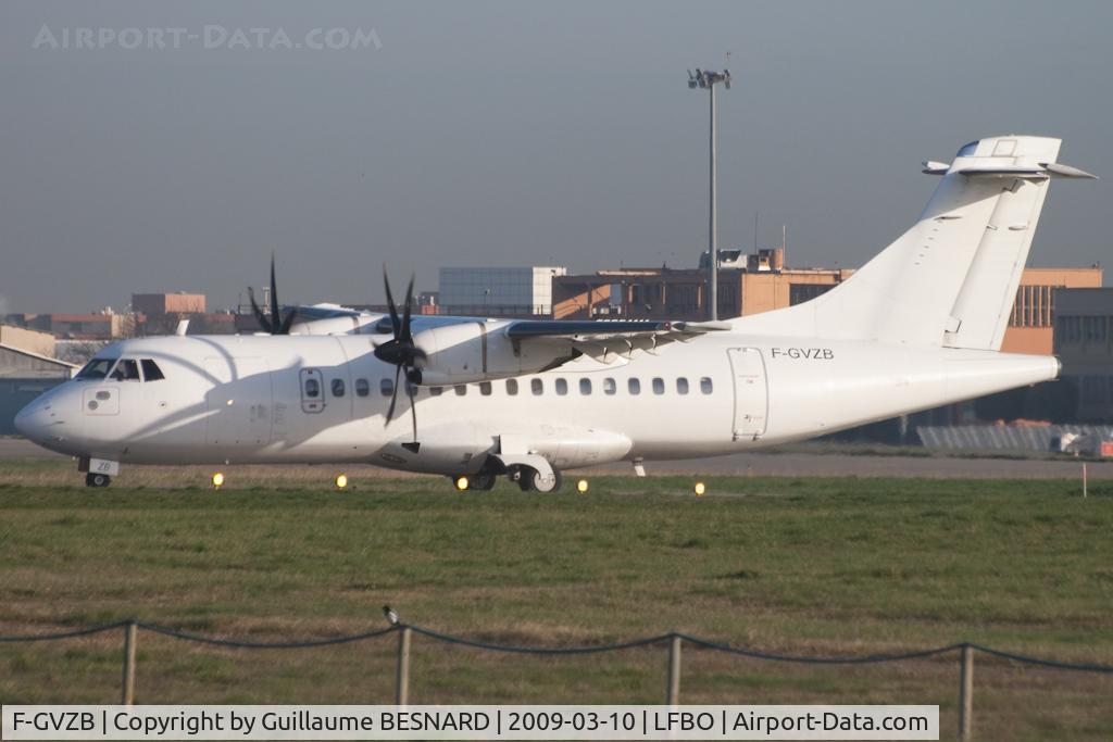 F-GVZB, 1997 ATR 42-500 C/N 524, Preparing for take-off 32R.