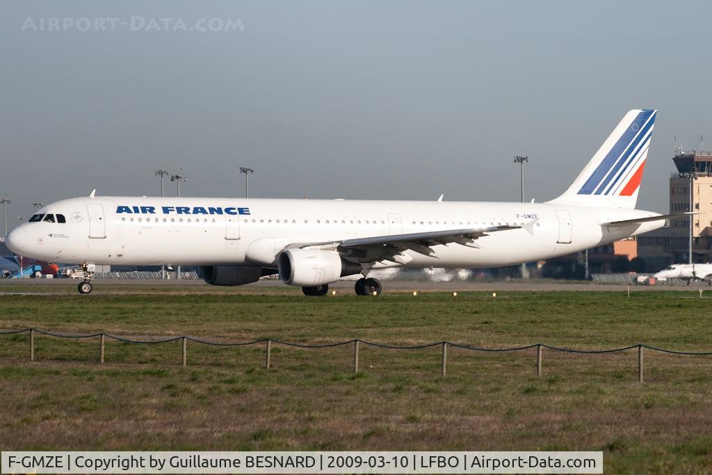 F-GMZE, 1995 Airbus A321-111 C/N 544, Line-up 32R