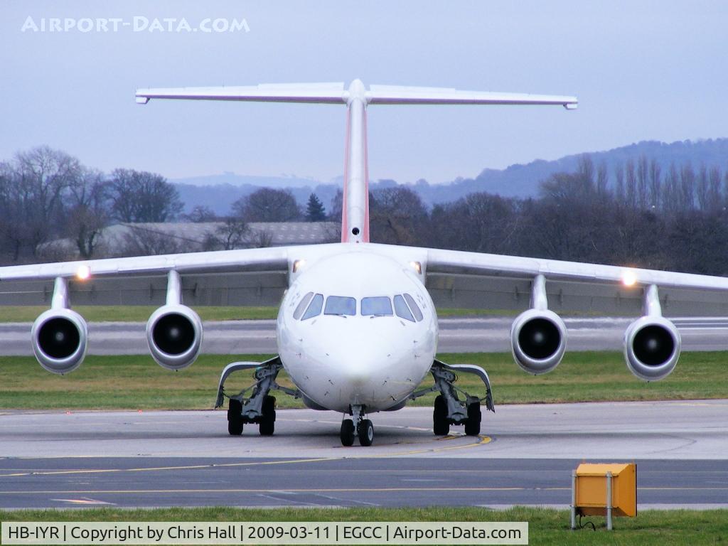 HB-IYR, 2001 British Aerospace Avro 146-RJ100 C/N E3382, Swiss European Air Lines