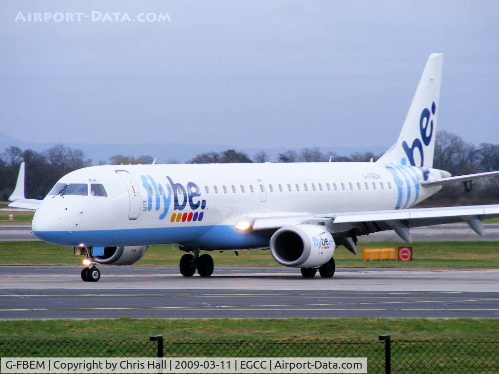 G-FBEM, 2008 Embraer 195LR (ERJ-190-200LR) C/N 19000204, flybe