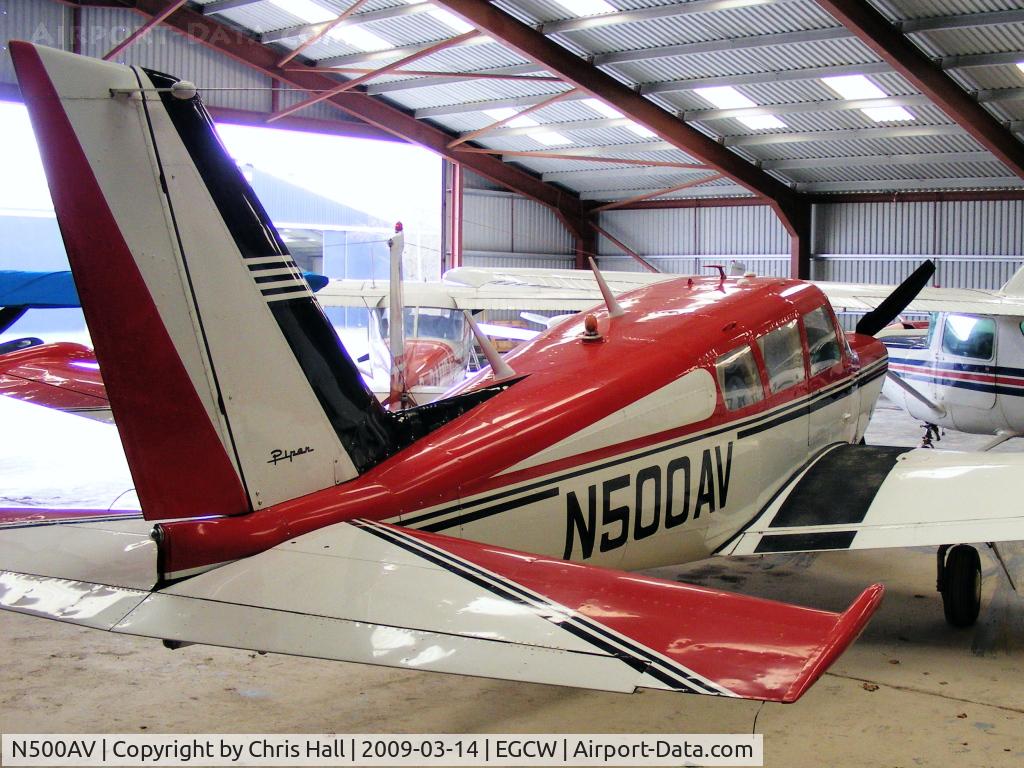 N500AV, 1969 Piper PA-24-260 Comanche C/N 24-4805, buried at the back of the main hangar
