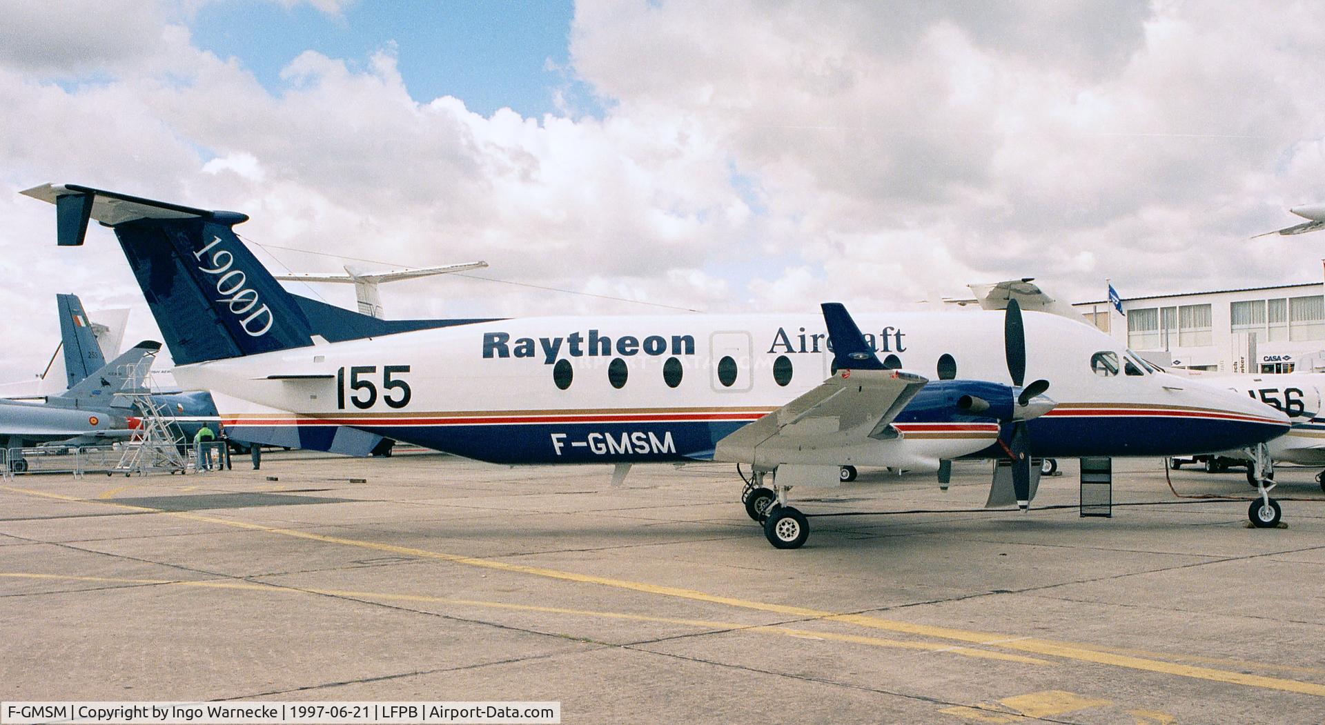 F-GMSM, 1994 Beech 1900D C/N UE-106, Beechraft 1900D at Aerosalon Paris 1997