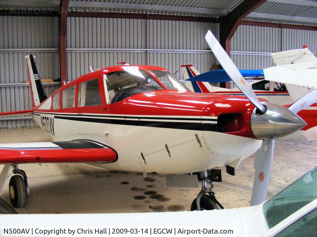 N500AV, 1969 Piper PA-24-260 Comanche C/N 24-4805, inside the hangar at Welshpool