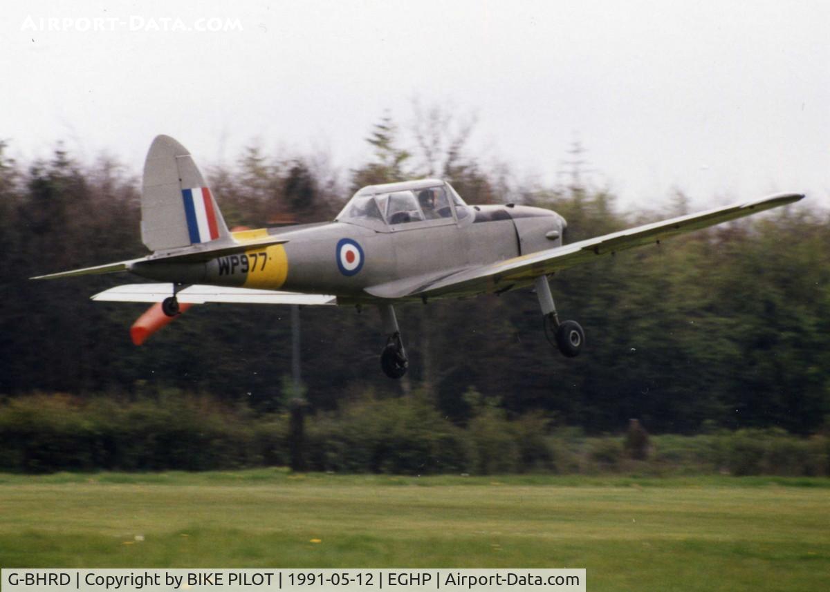 G-BHRD, 1952 De Havilland DHC-1 Chipmunk 22 C/N C1/0843, DEPARTING RWY 26