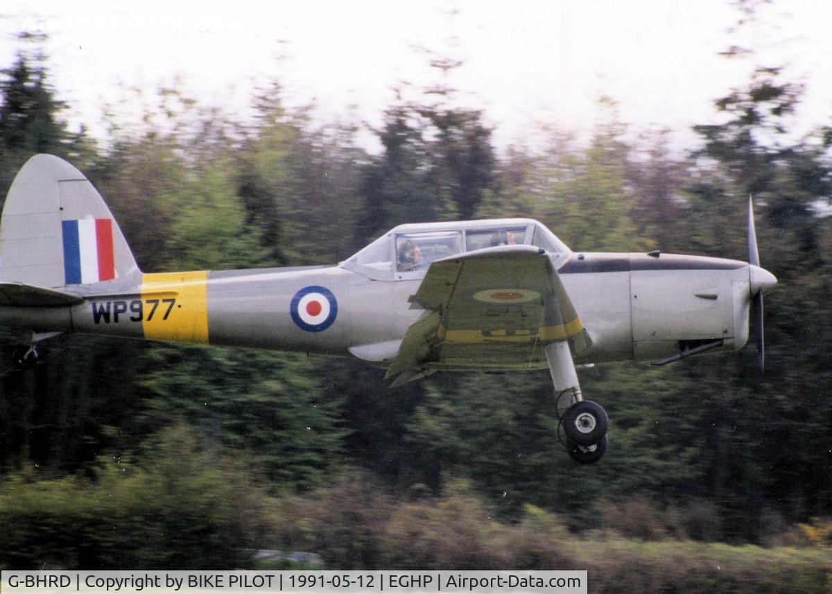 G-BHRD, 1952 De Havilland DHC-1 Chipmunk 22 C/N C1/0843, DEPARTING RWY 26