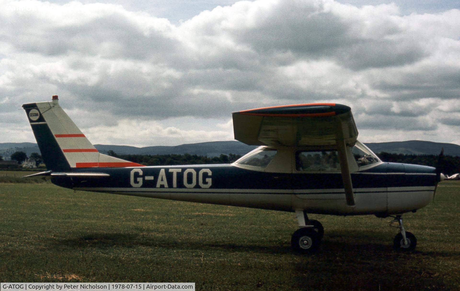 G-ATOG, 1966 Reims Cessna F150F C/N 0064, Another visitor to the 1978 Strathallan Open Day.