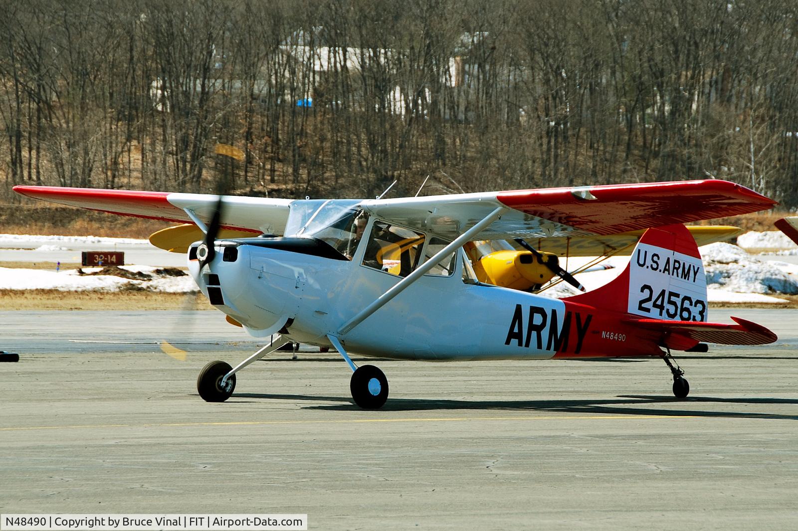 N48490, 1956 Cessna 305C (0-1E) C/N 24563, A 