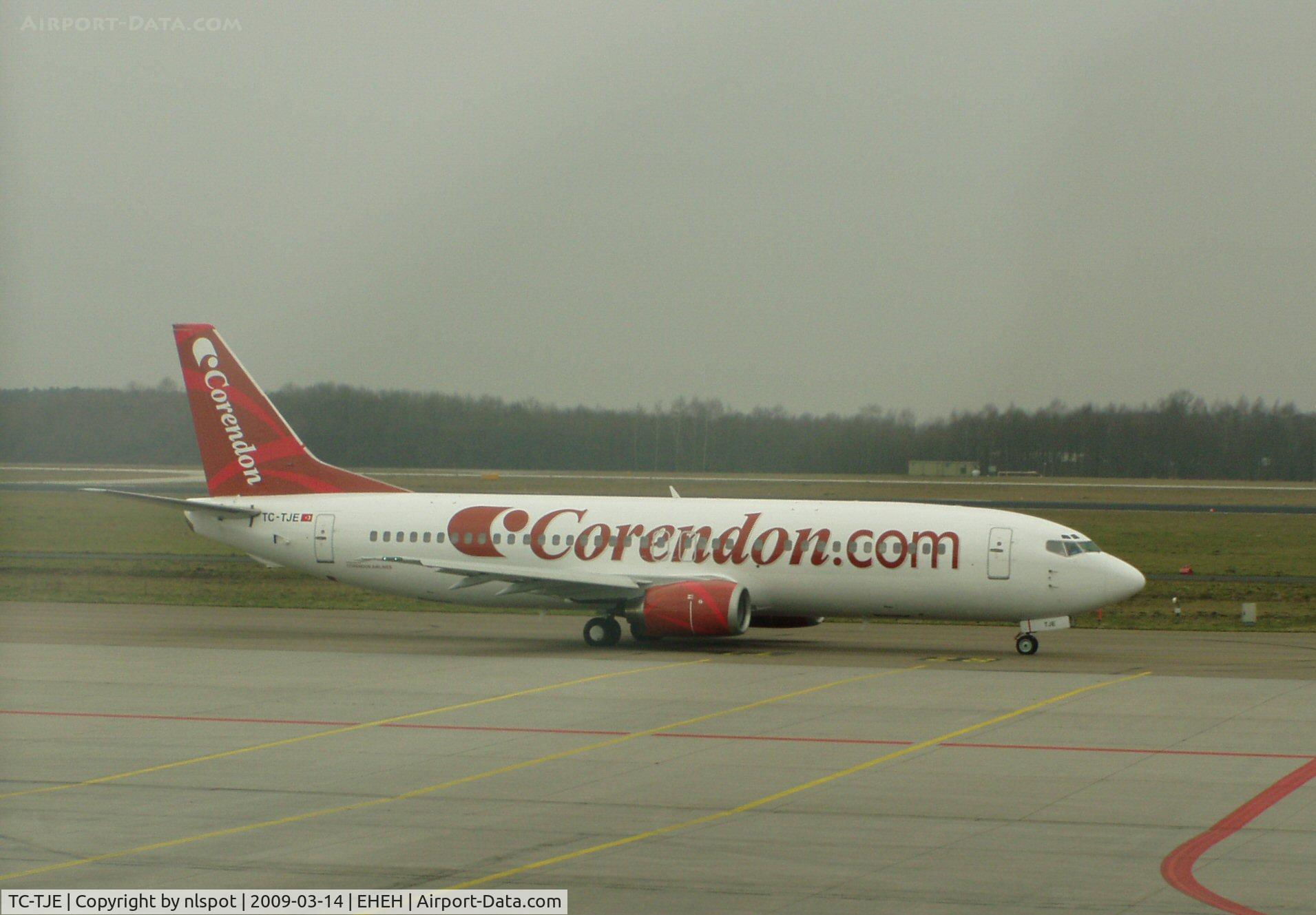 TC-TJE, 1992 Boeing 737-4Y0 C/N 26073, ex TC-JER