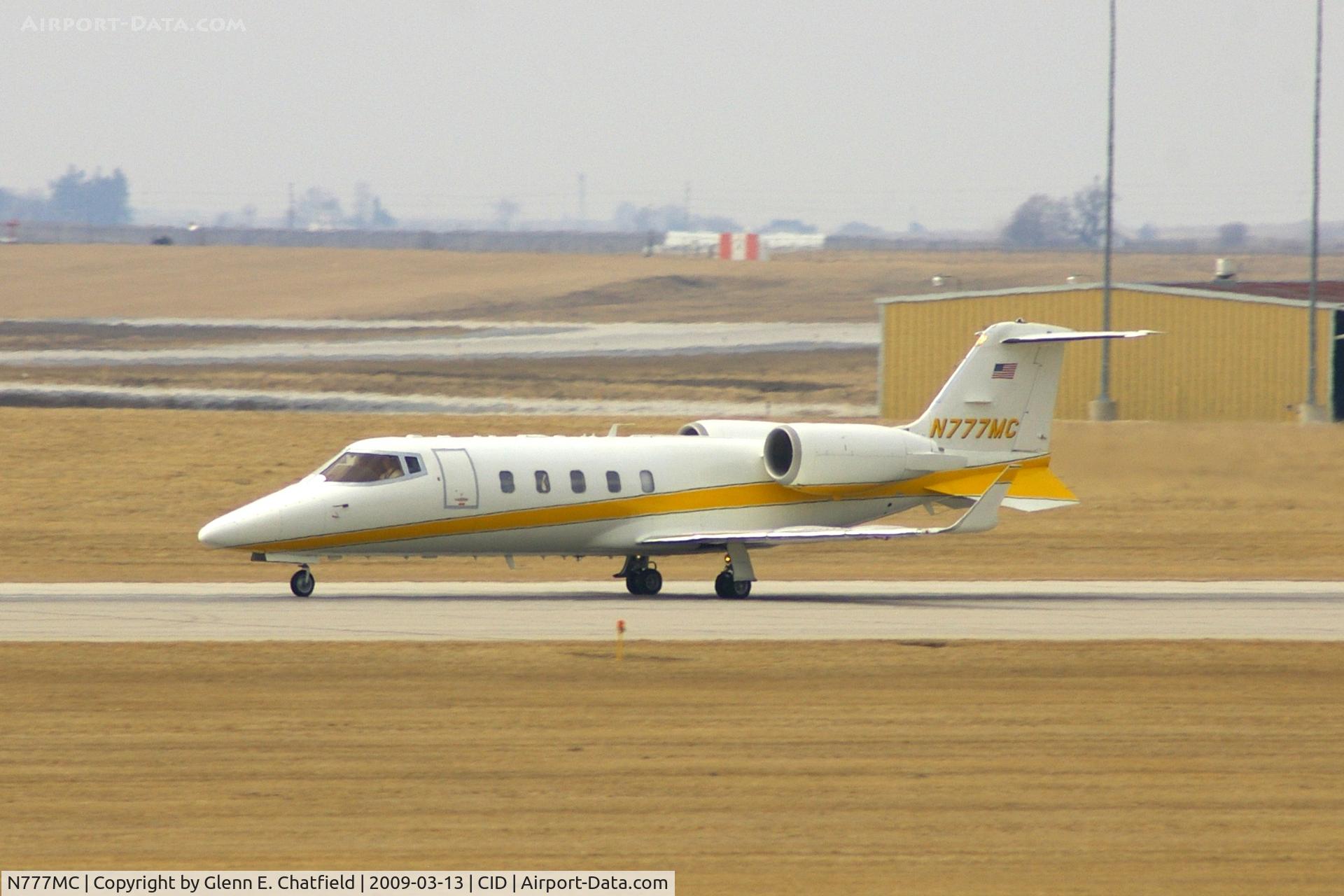 N777MC, 2000 Learjet Inc 60 C/N 180, Departing runway 13