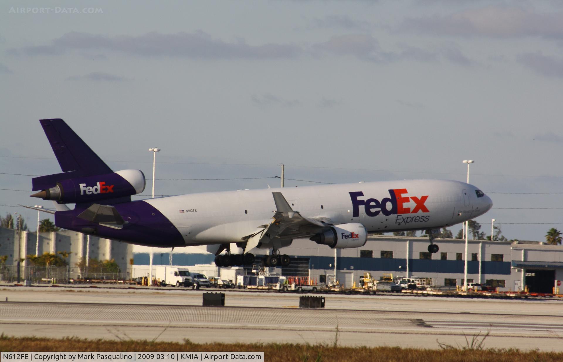 N612FE, 1993 McDonnell Douglas MD-11F C/N 48605, MD-11F