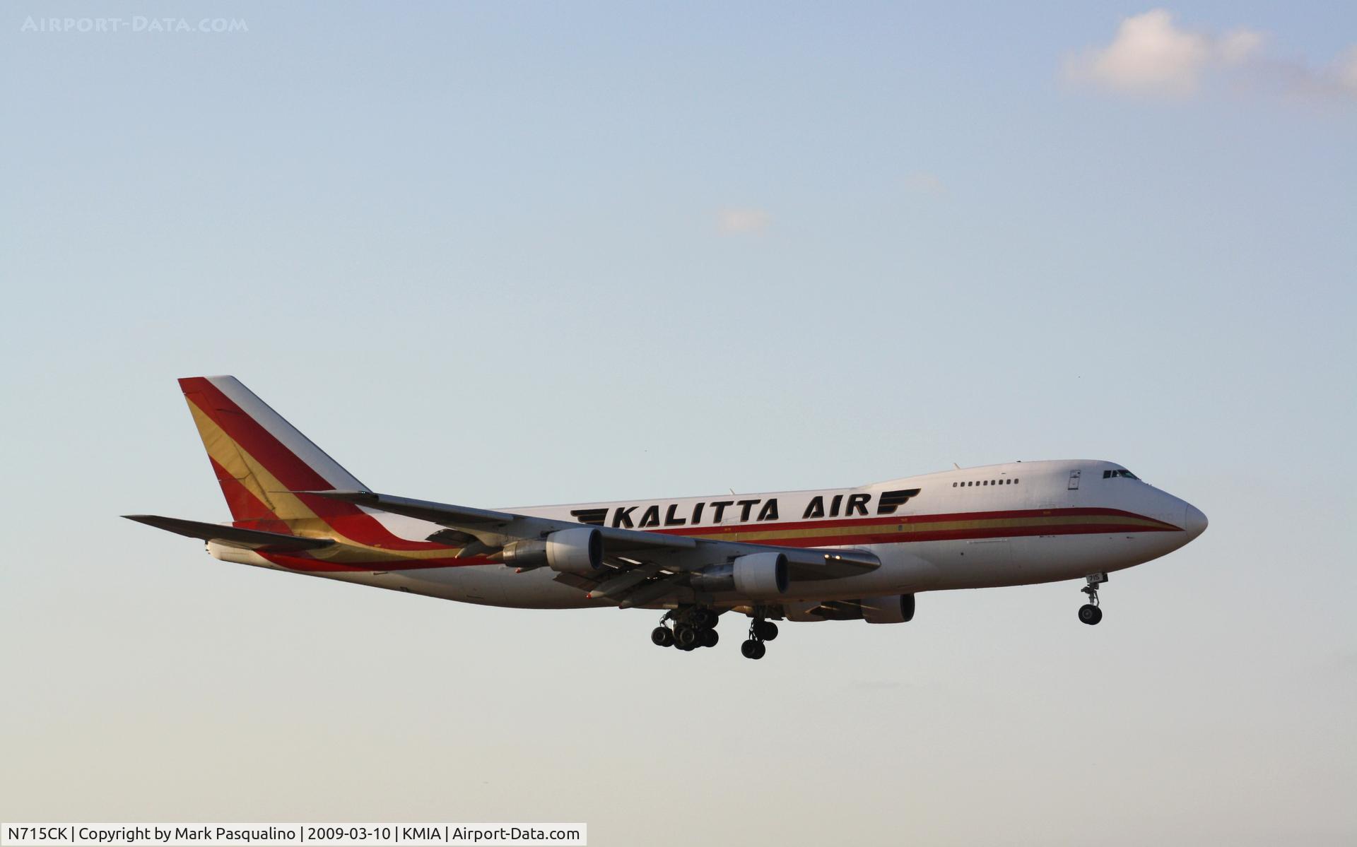 N715CK, 1982 Boeing 747-209B C/N 22447, Boeing 747-200