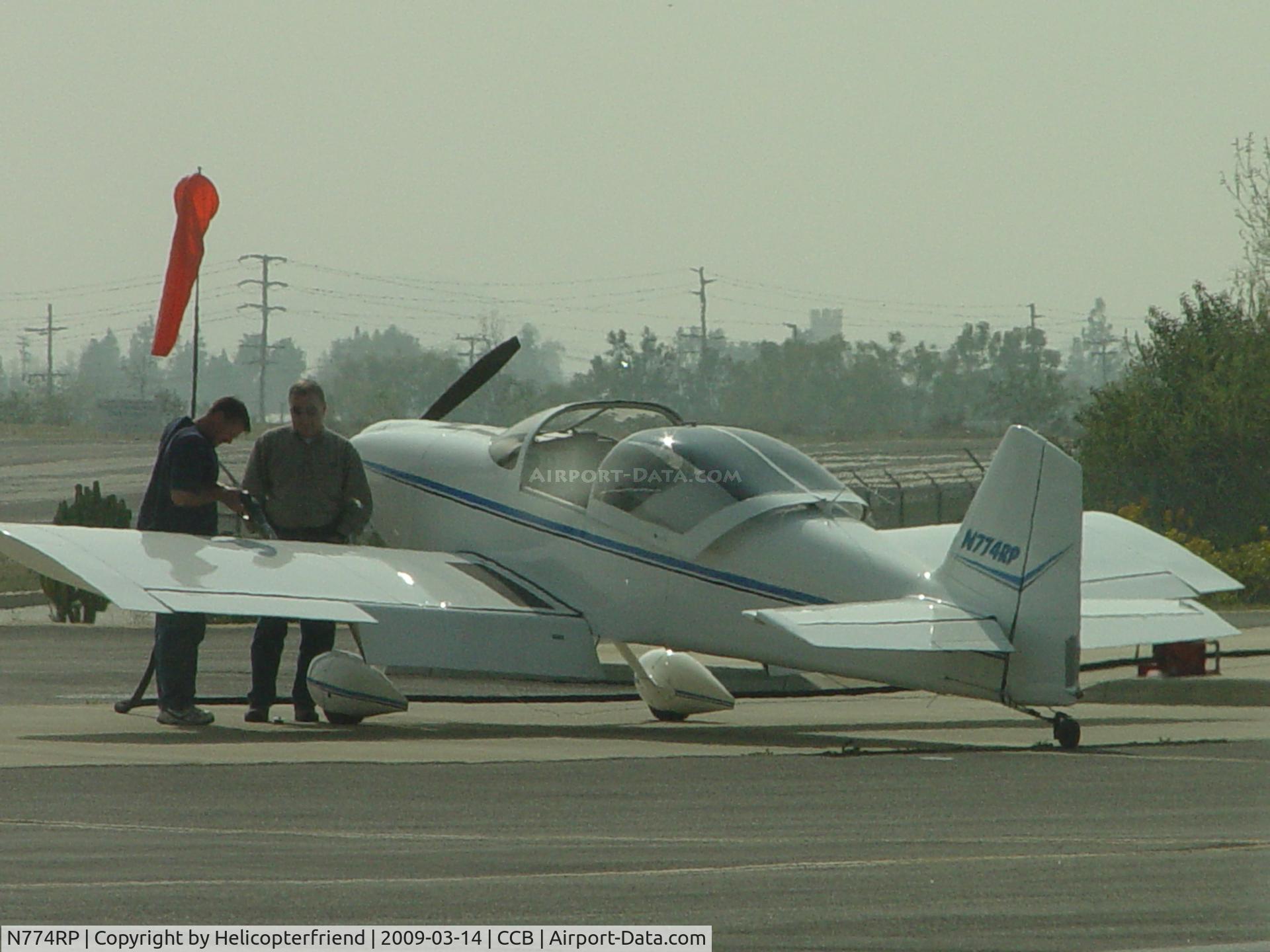 N774RP, 2000 Vans RV-6 C/N 25205, Fueling up at Cable