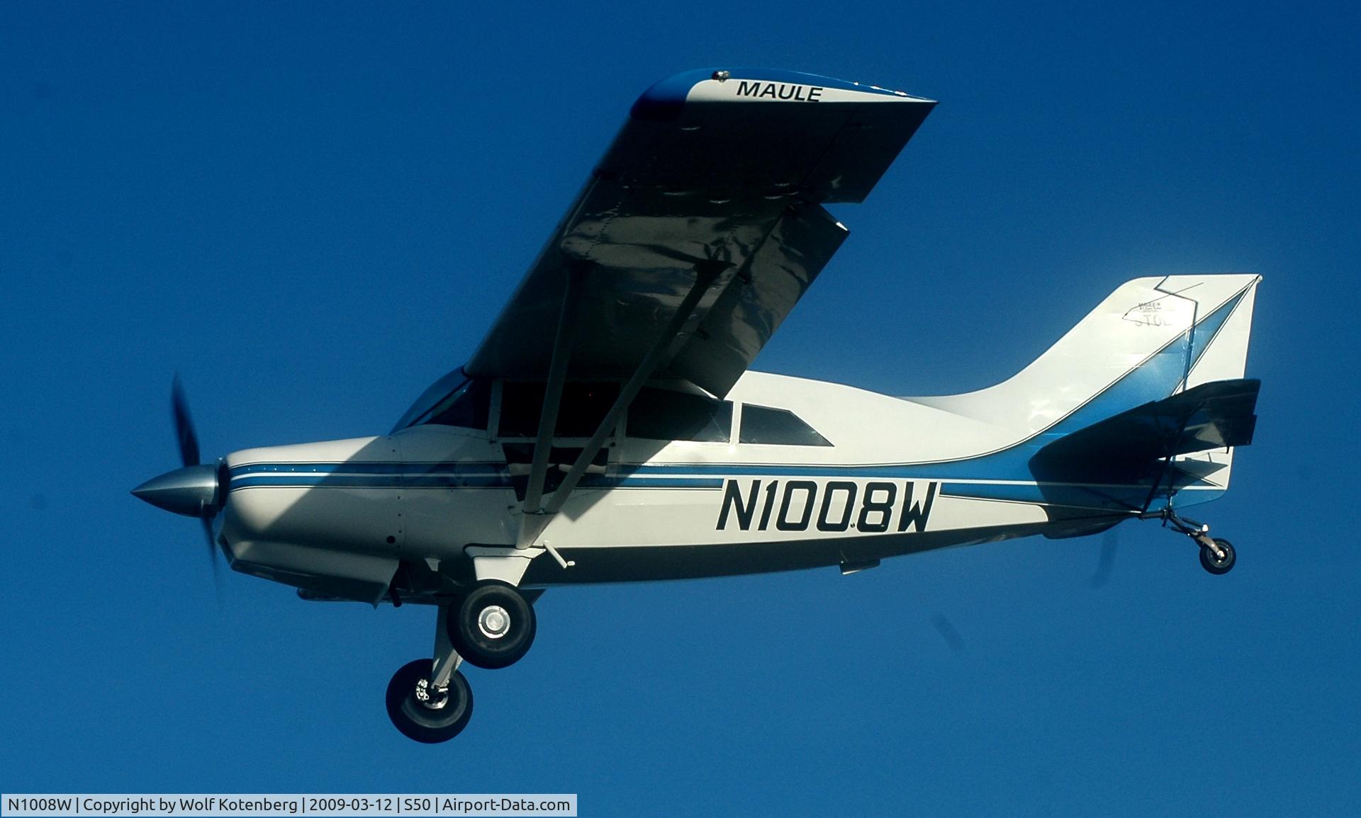 N1008W, Maule M-7-235B Super Rocket C/N 23022C, on final