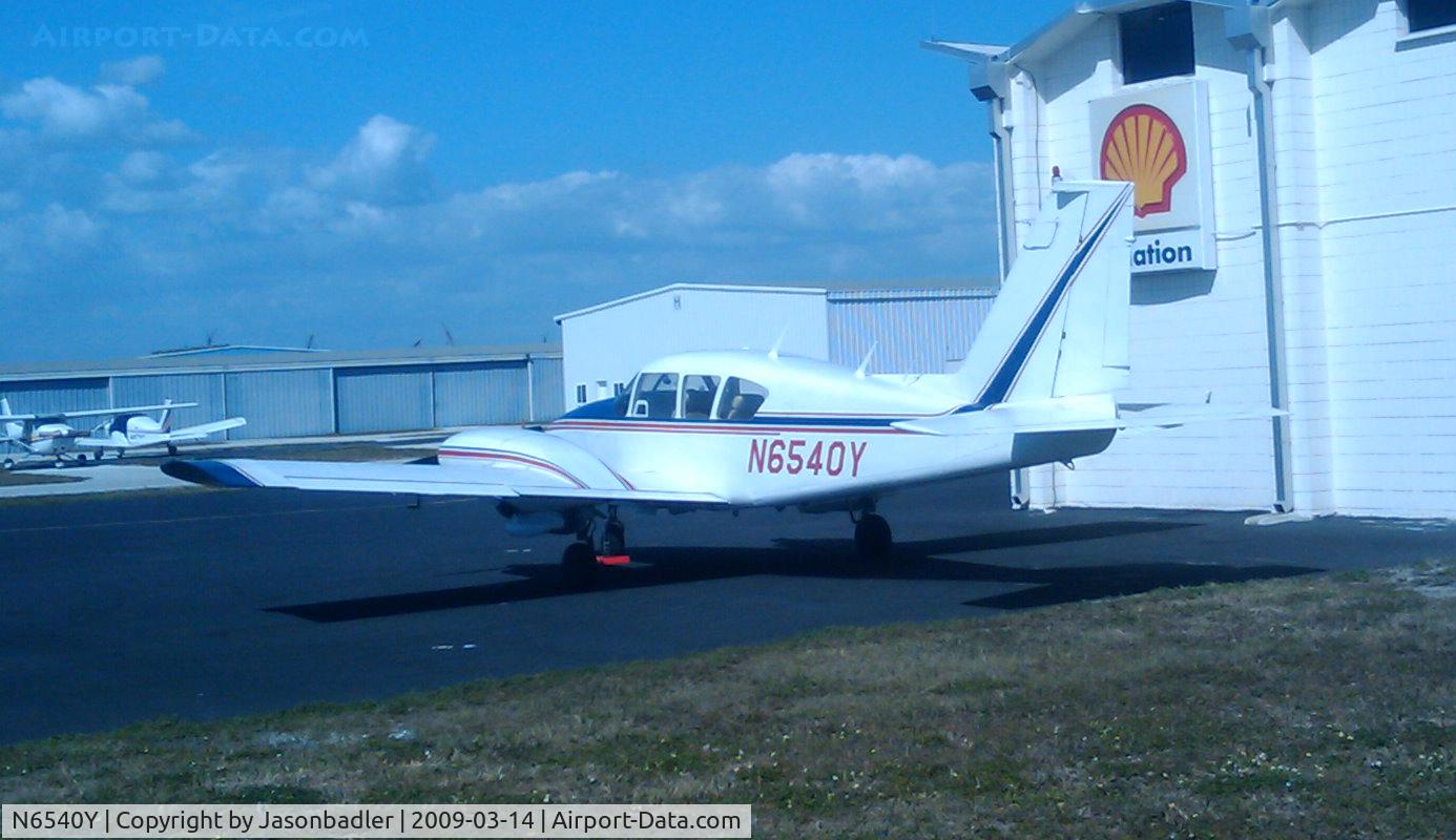 N6540Y, 1968 Piper PA-23-250 C/N 27-3837, Photo Taken with TMobile G1 3/14/09 in Tampa Florida.