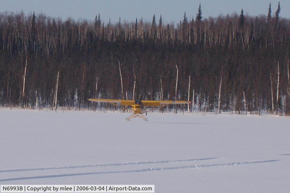 N6993B, 1956 Piper PA-18-150 Super Cub C/N 18-5115, Ice fishing 2006