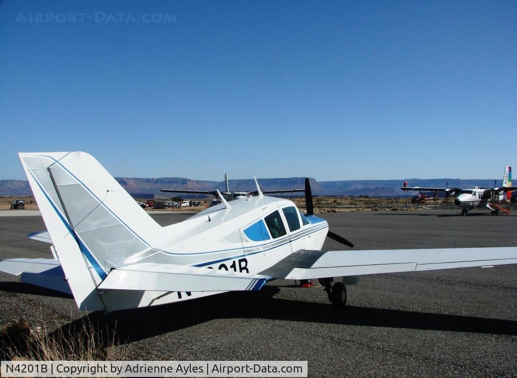 N4201B, 1975 Bellanca 17-30A Viking C/N 75-30775, On ramp at Grand Canyon West