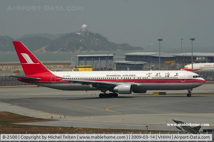 B-2500, 2006 Boeing 767-36D/ER C/N 35155, Shanghai Airlines