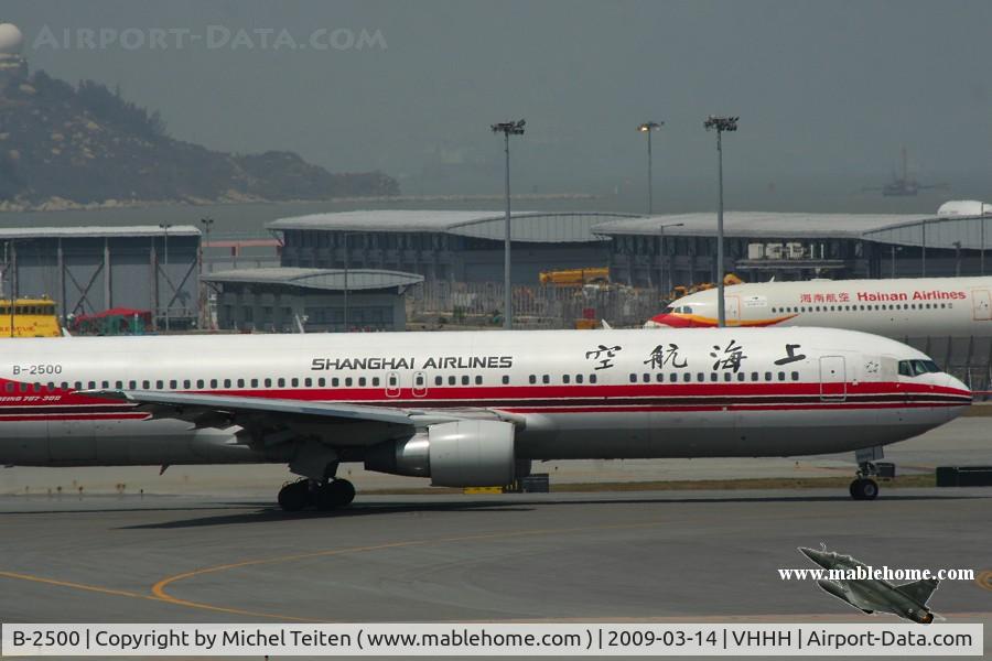 B-2500, 2006 Boeing 767-36D/ER C/N 35155, Shanghai Airlines