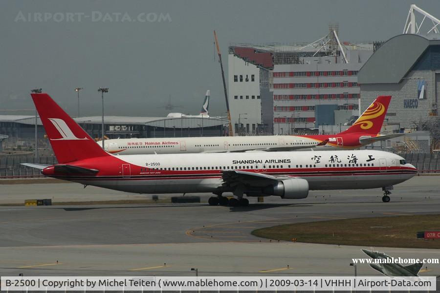 B-2500, 2006 Boeing 767-36D/ER C/N 35155, Shanghai Airlines