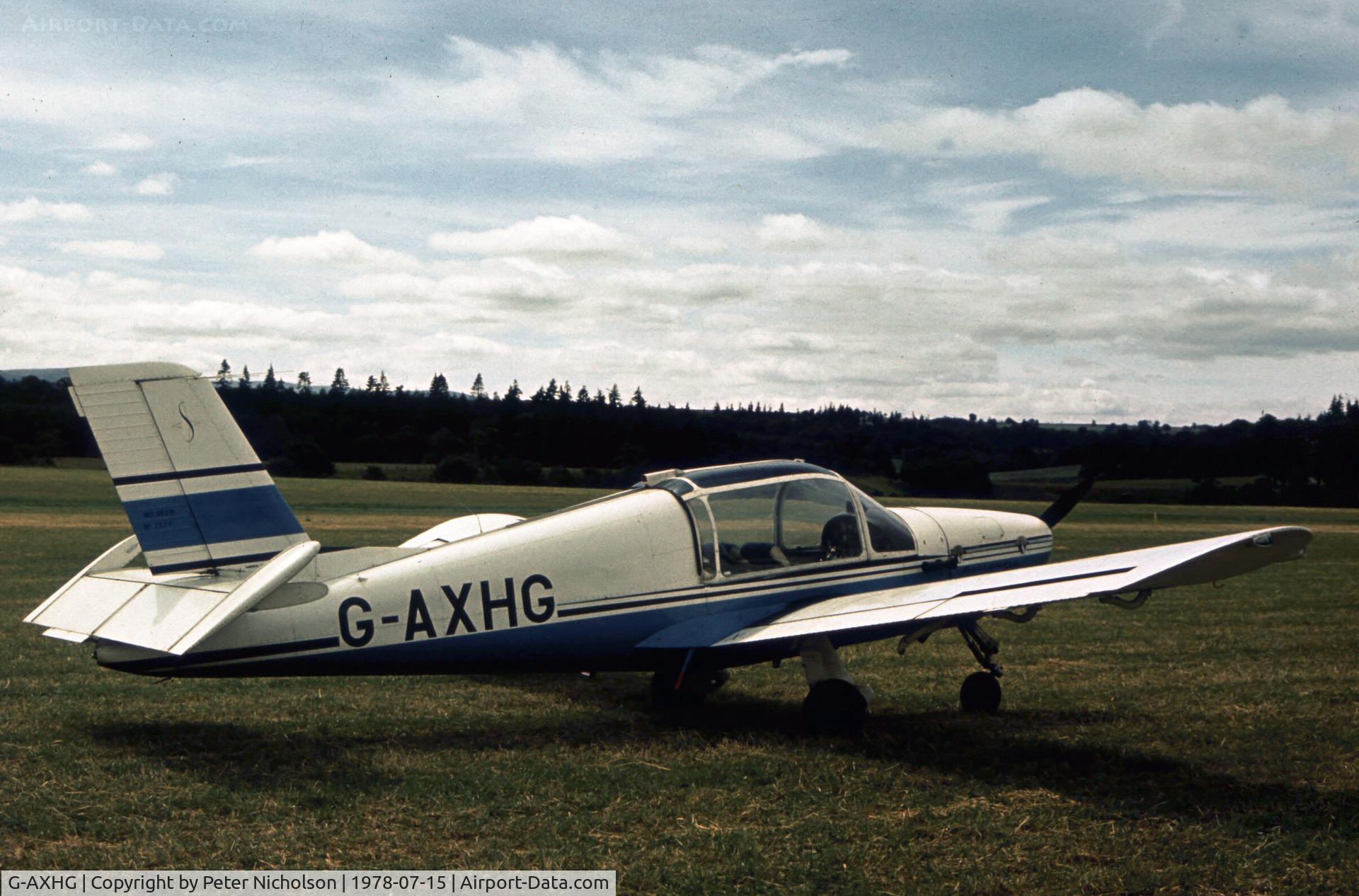 G-AXHG, 1969 Socata MS-880B Rallye Club C/N 1371, Rallye Club visitor to the 1978 Strathallan Open Day.