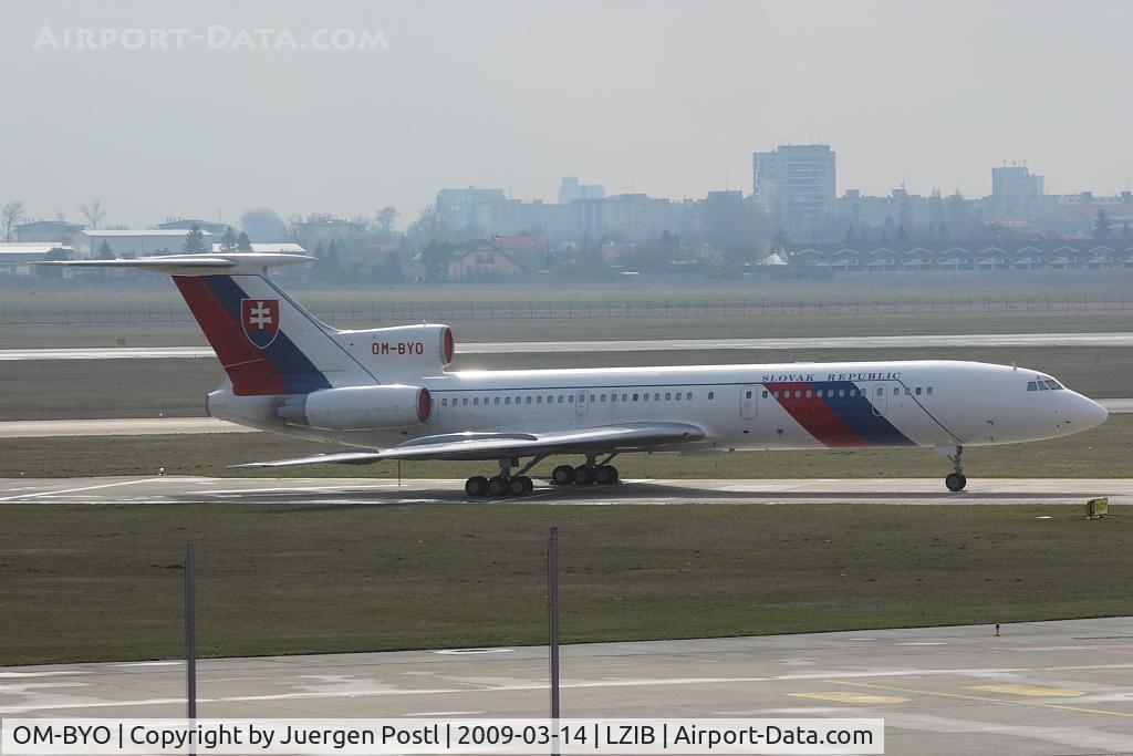 OM-BYO, 1989 Tupolev Tu-154M C/N 89A803, Slovak Government Tupolev 154