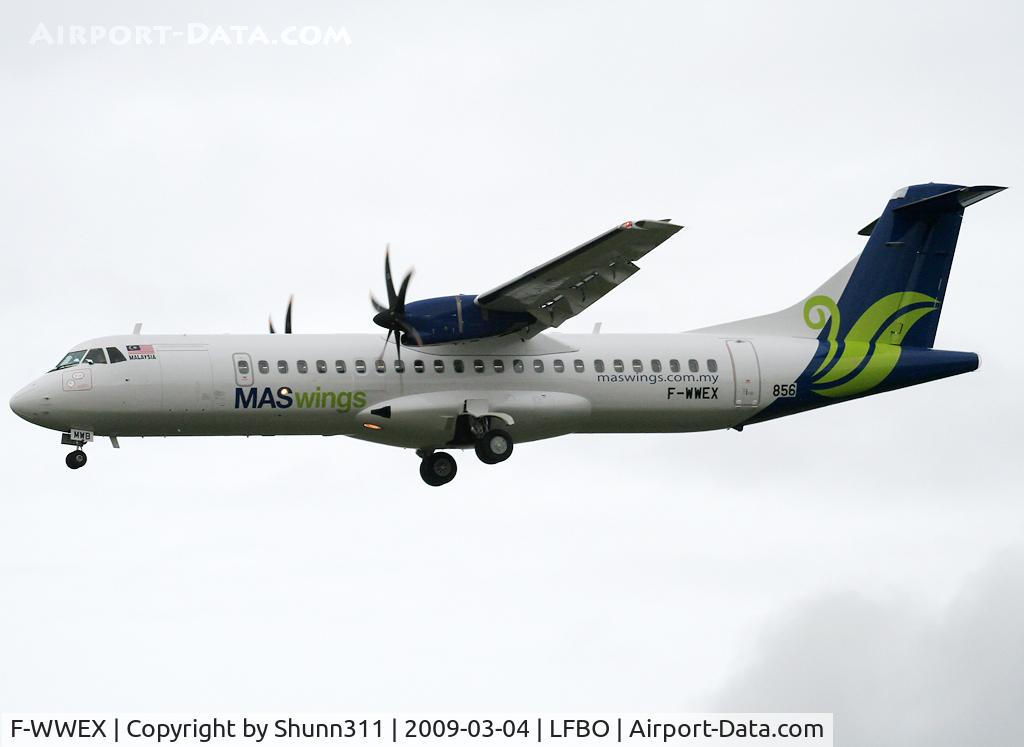 F-WWEX, 2009 ATR 72-212A C/N 856, C/n 856 - To be 9M-MWB