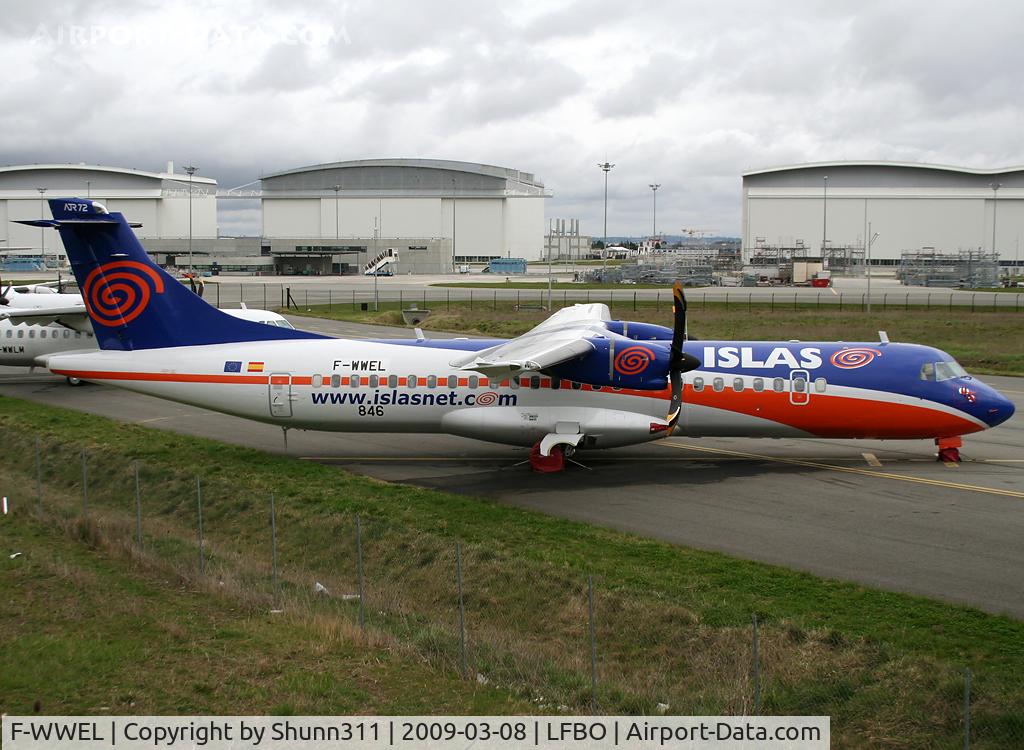 F-WWEL, 2009 ATR 72-212A C/N 846, C/n 0846 - For Islas Airways but ntu