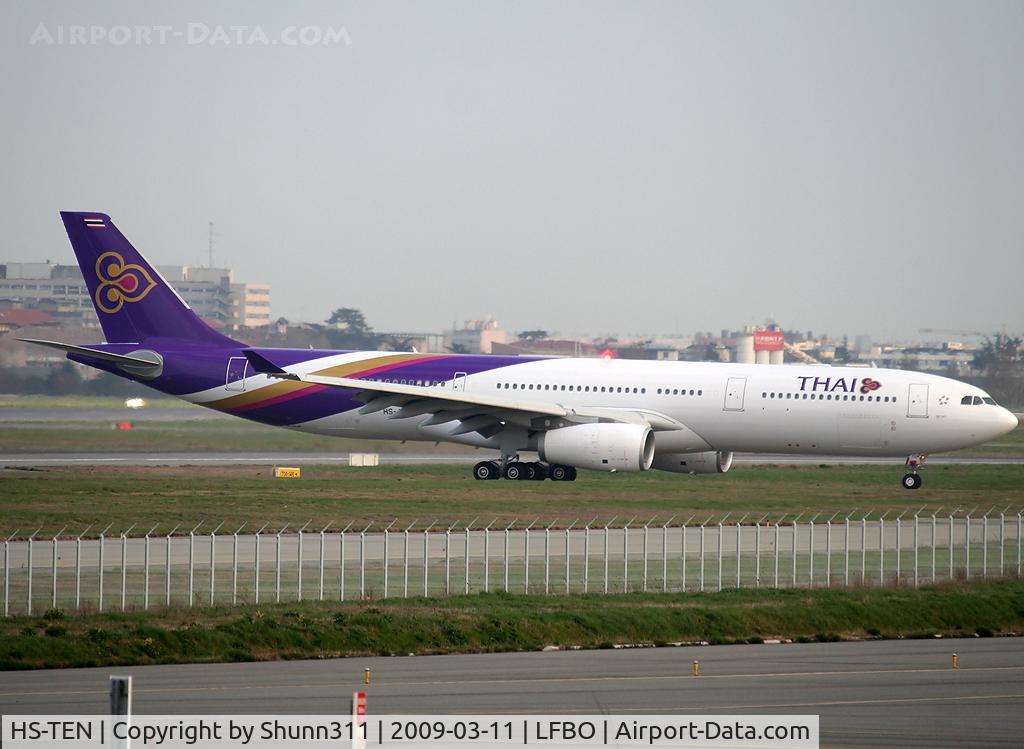 HS-TEN, 2009 Airbus A330-343X C/N 990, Come back from photo flight test with Airbus...