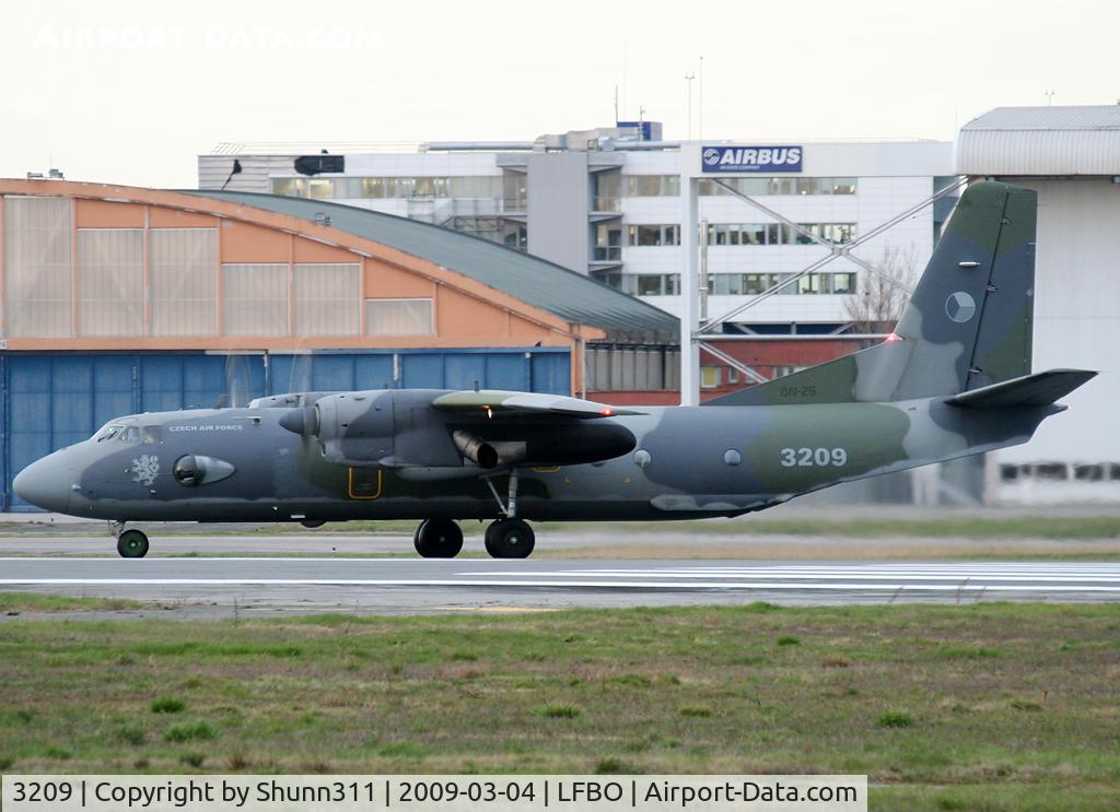 3209, 1983 Antonov An-26 C/N 13209, Lining up rwy 32R for departure...