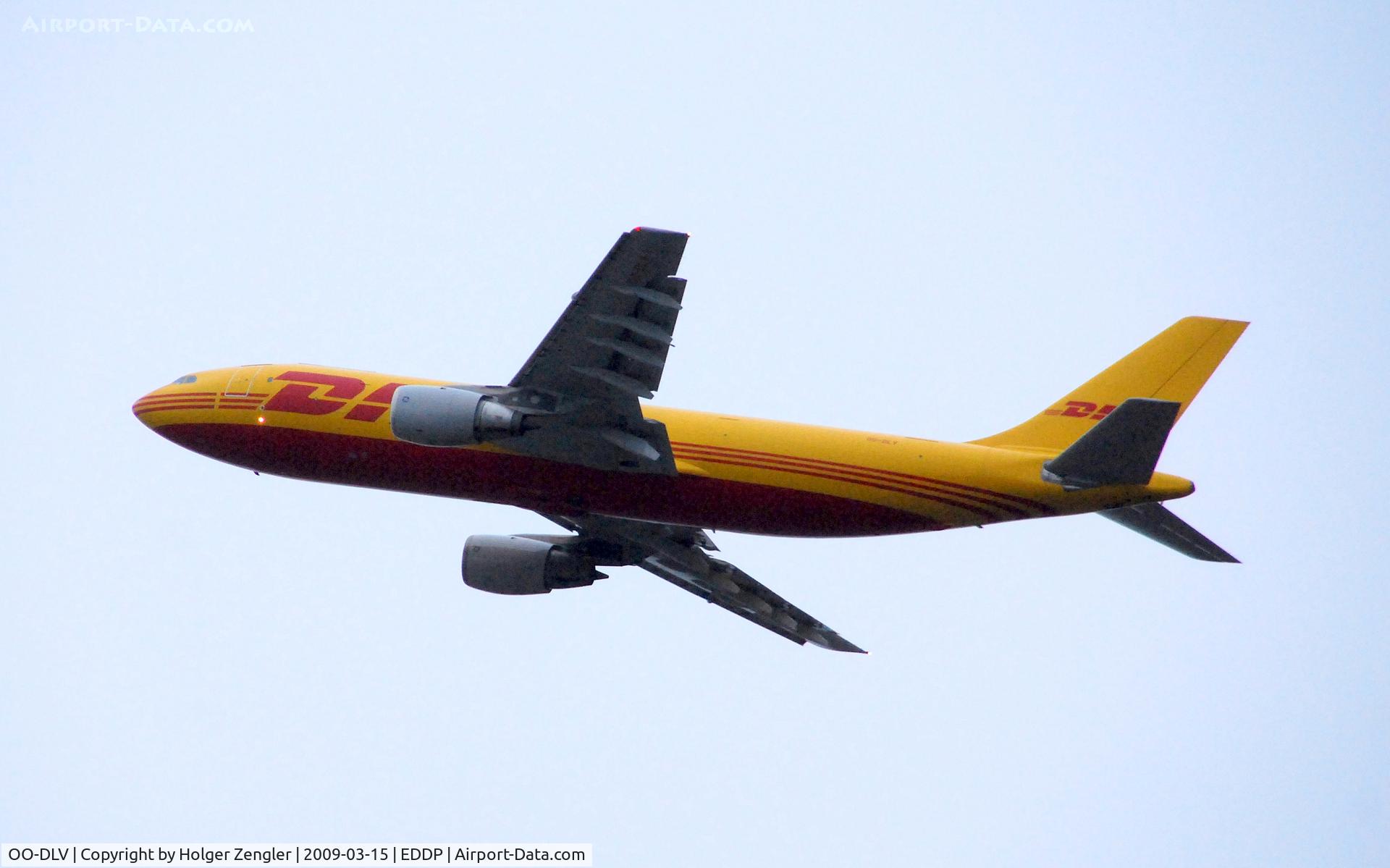 OO-DLV, 1981 Airbus A300B4-203(F) C/N 150, After a take-off from LEJ