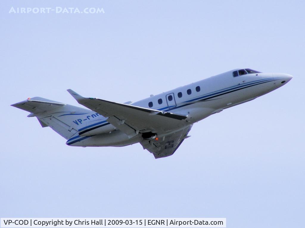 VP-COD, 2006 Raytheon Hawker 850XP C/N 258816, Iceland Frozen Foods