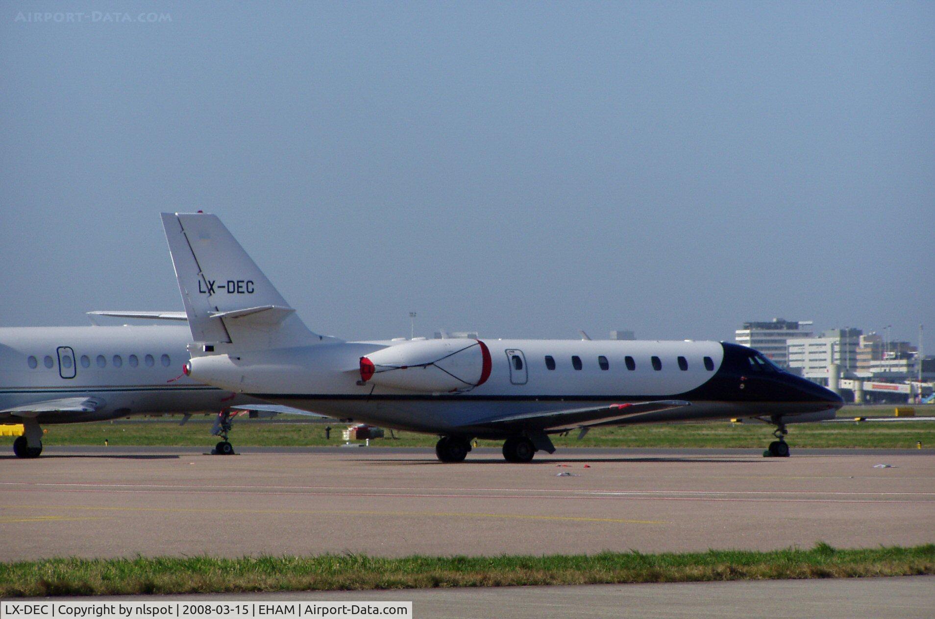 LX-DEC, 2008 Cessna 680 Citation Sovereign C/N 680-0253, Citation 680 cn 0253
