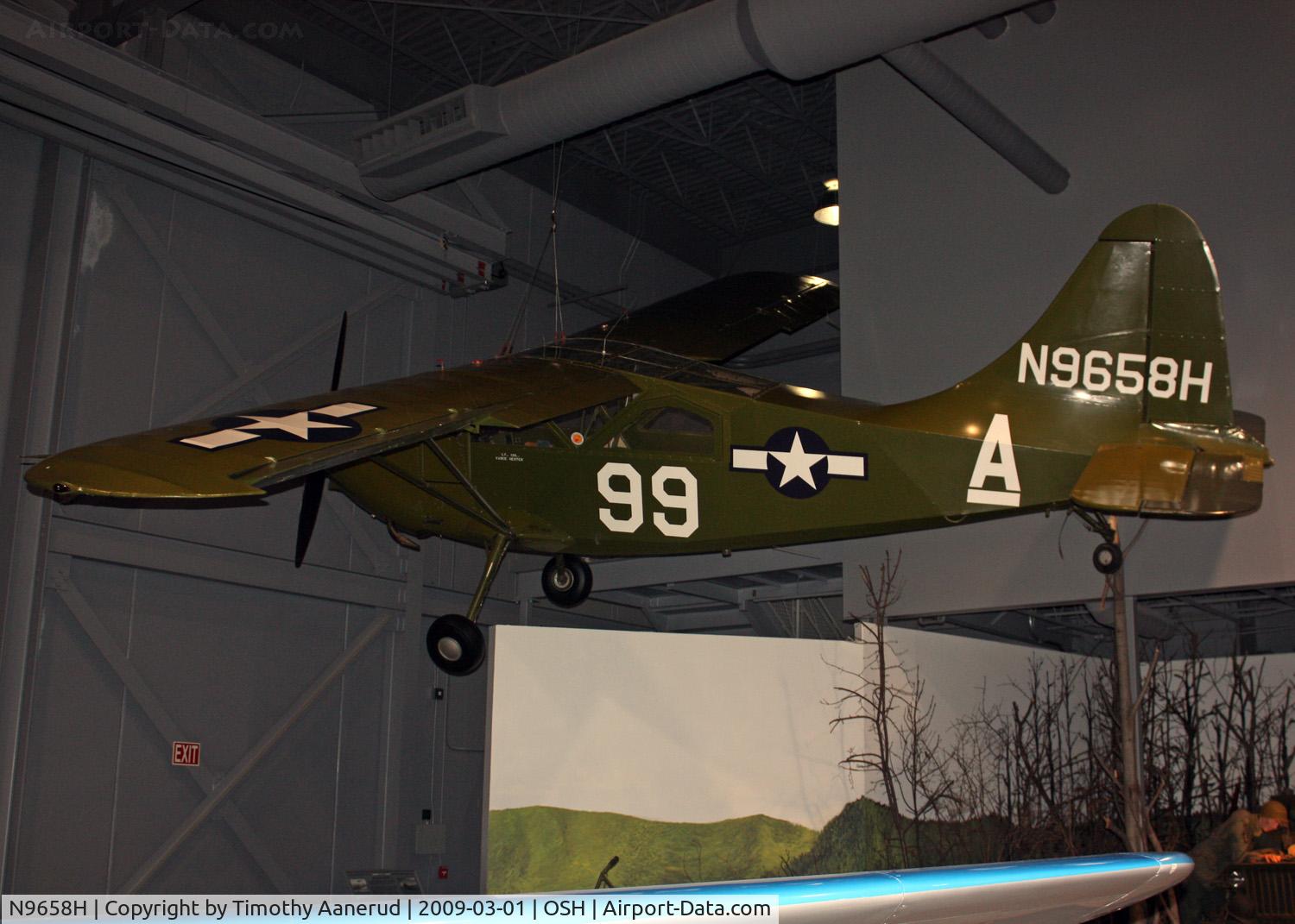 N9658H, 1944 Stinson L-5E Sentinel C/N 4297, EAA AirVenture Museum, 44-18005