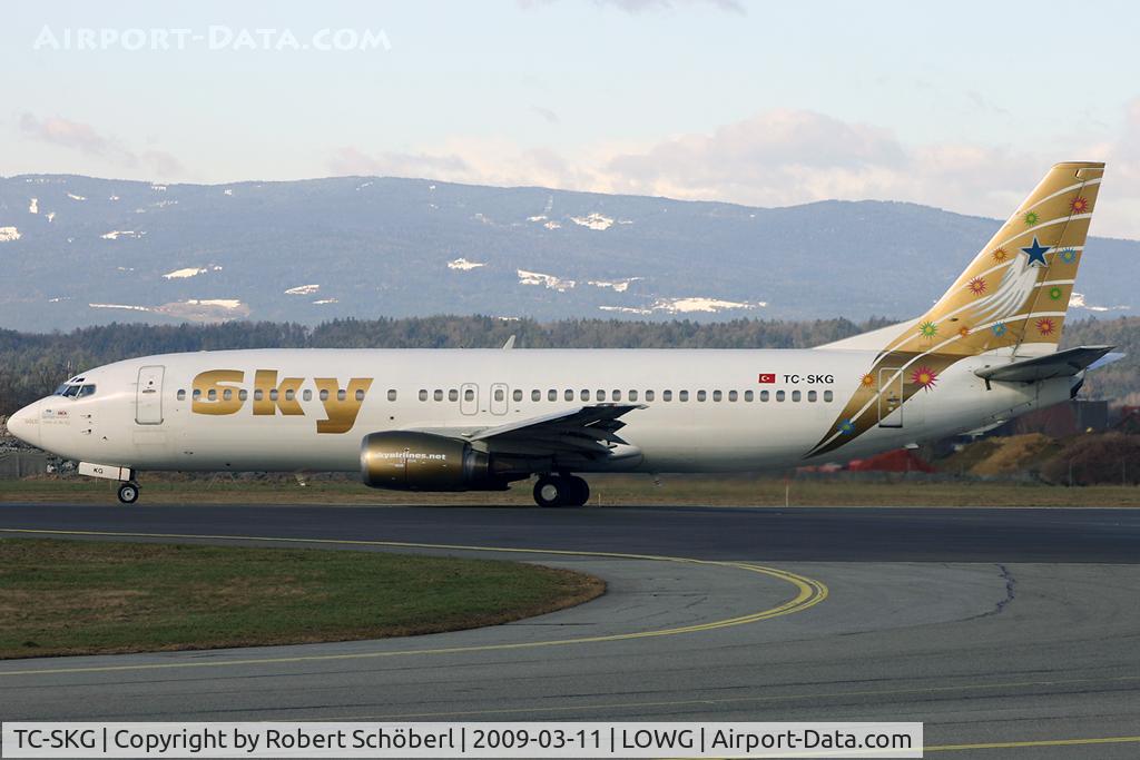 TC-SKG, 1991 Boeing 737-4Q8 C/N 25371, Flight to AYT/LTAI