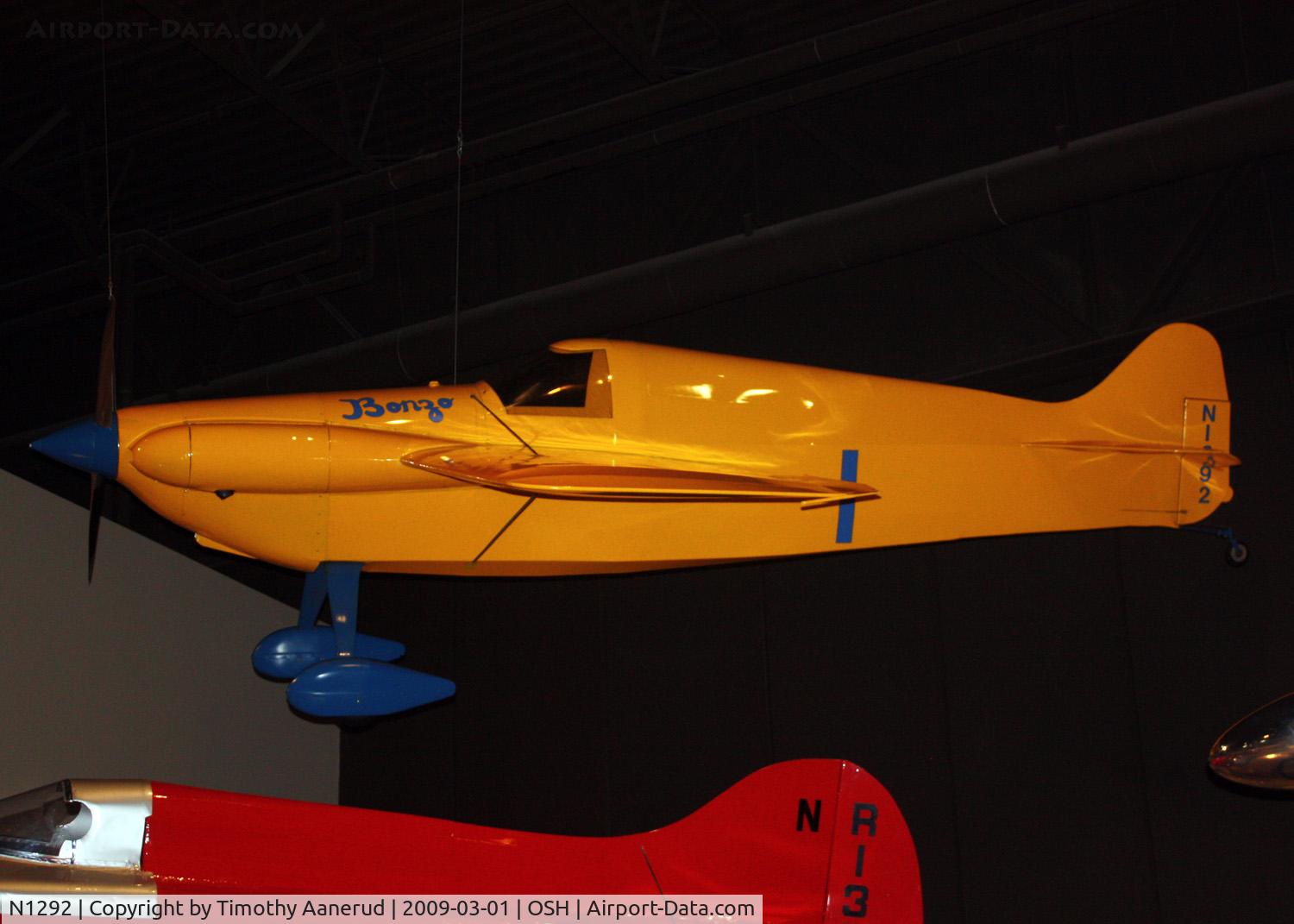 N1292, 1948 Wittman DFA (Little Bonzo) C/N 7, EAA AirVenture Museum