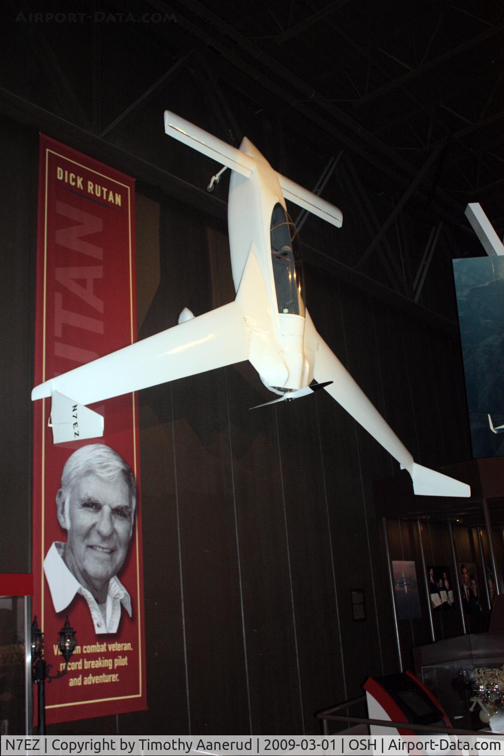 N7EZ, 1975 Rutan VariEze C/N 001 (N7EZ), EAA AirVenture Museum