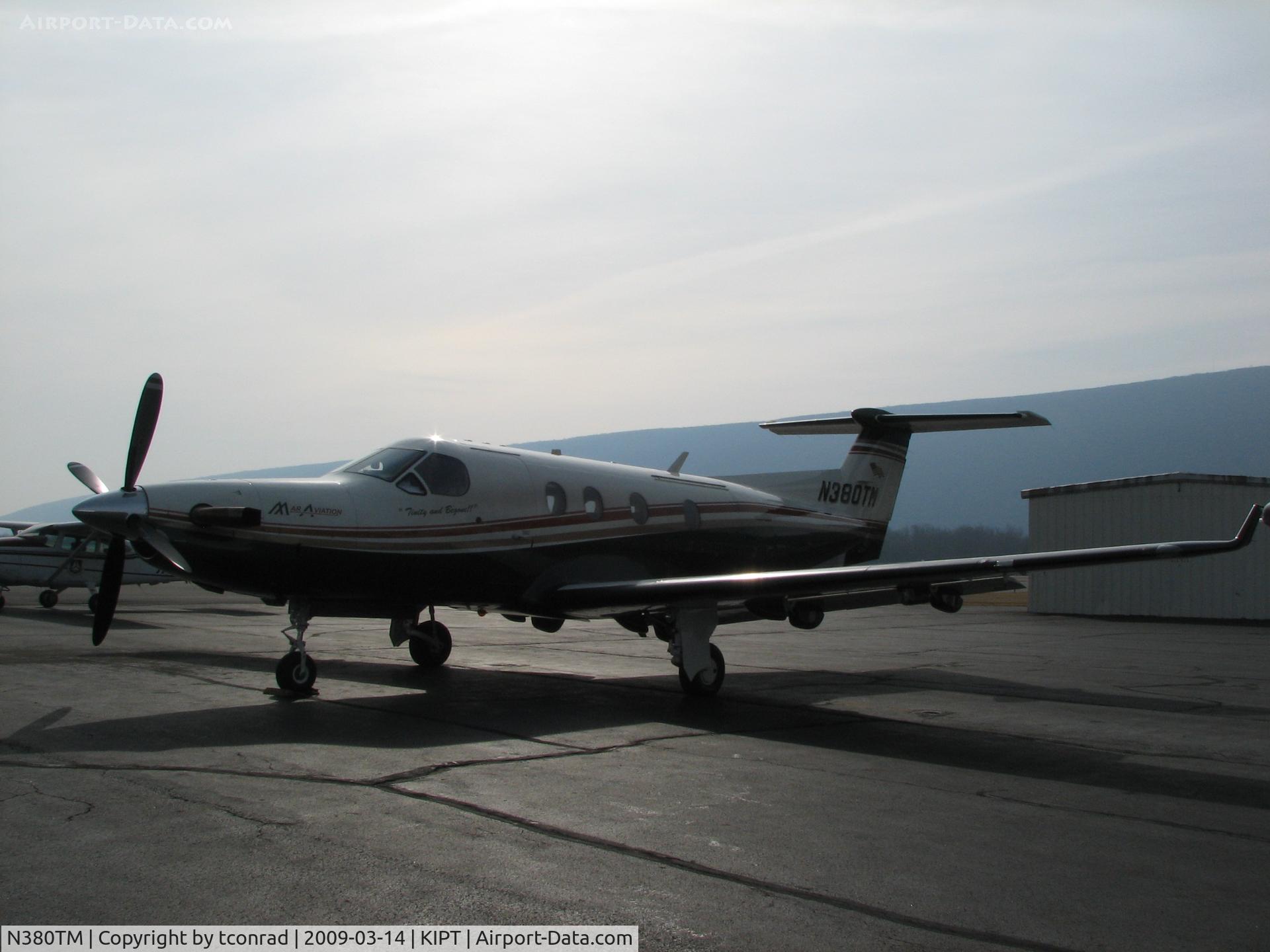 N380TM, 2000 Pilatus PC-12/45 C/N 380, at Williamsport