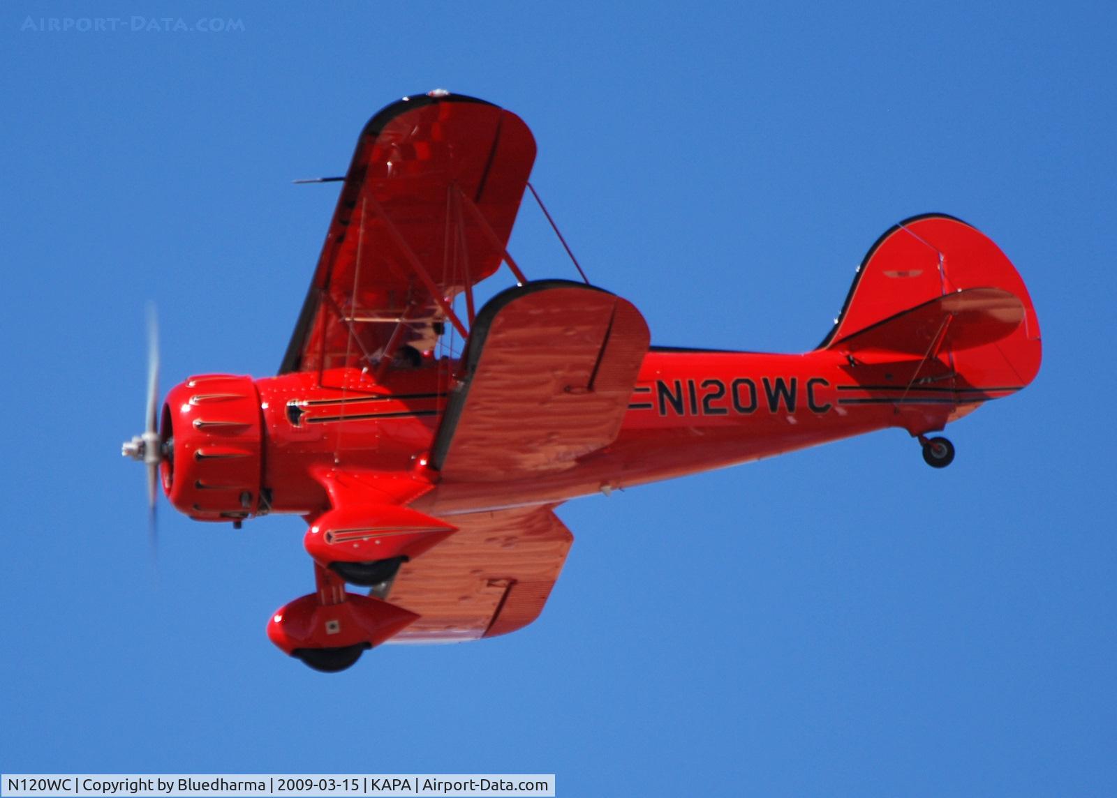N120WC, Waco YMF-F5C C/N F5C120, Waco doing Touch and Go on 17R.