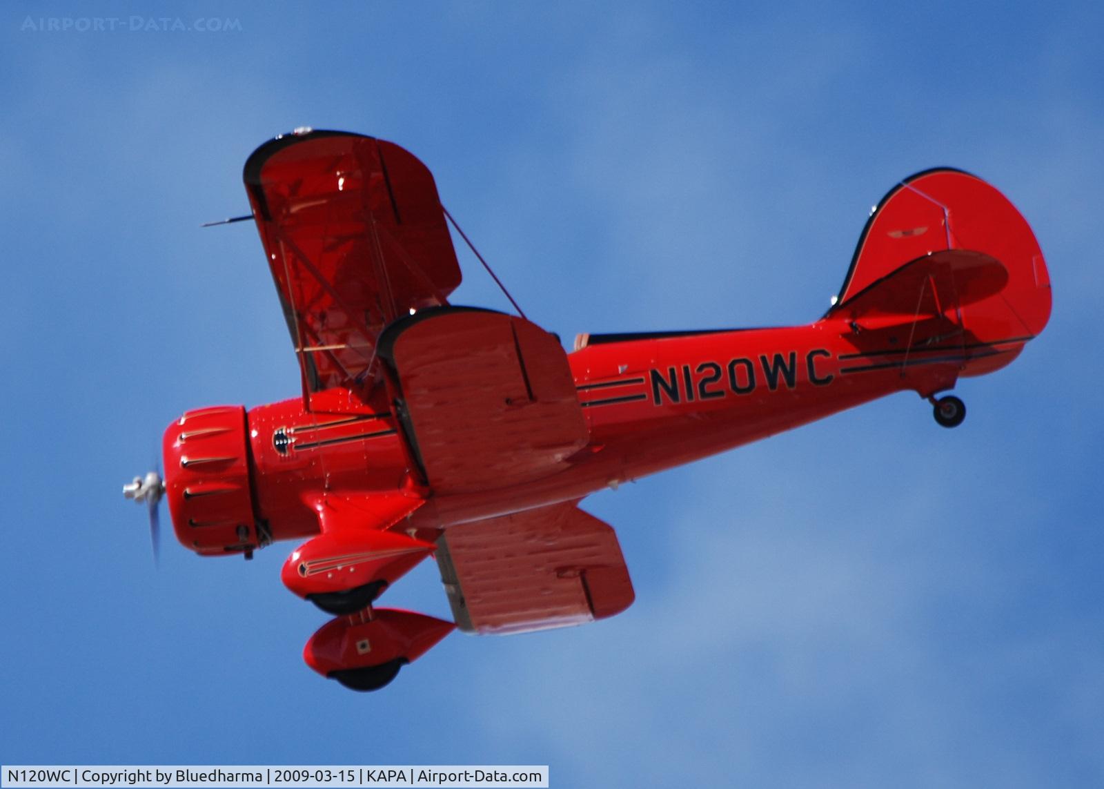 N120WC, Waco YMF-F5C C/N F5C120, Waco doing Touch and Go on 17R.