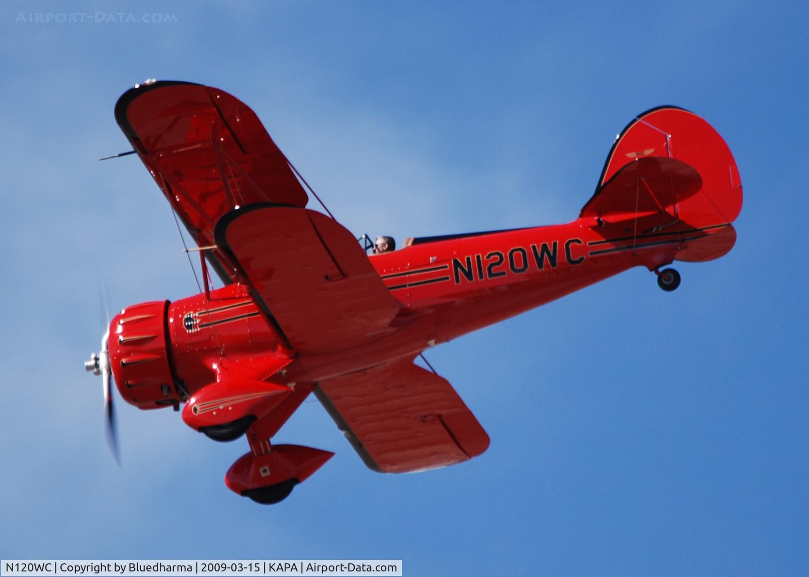 N120WC, Waco YMF-F5C C/N F5C120, Waco doing Touch and Go on 17R.