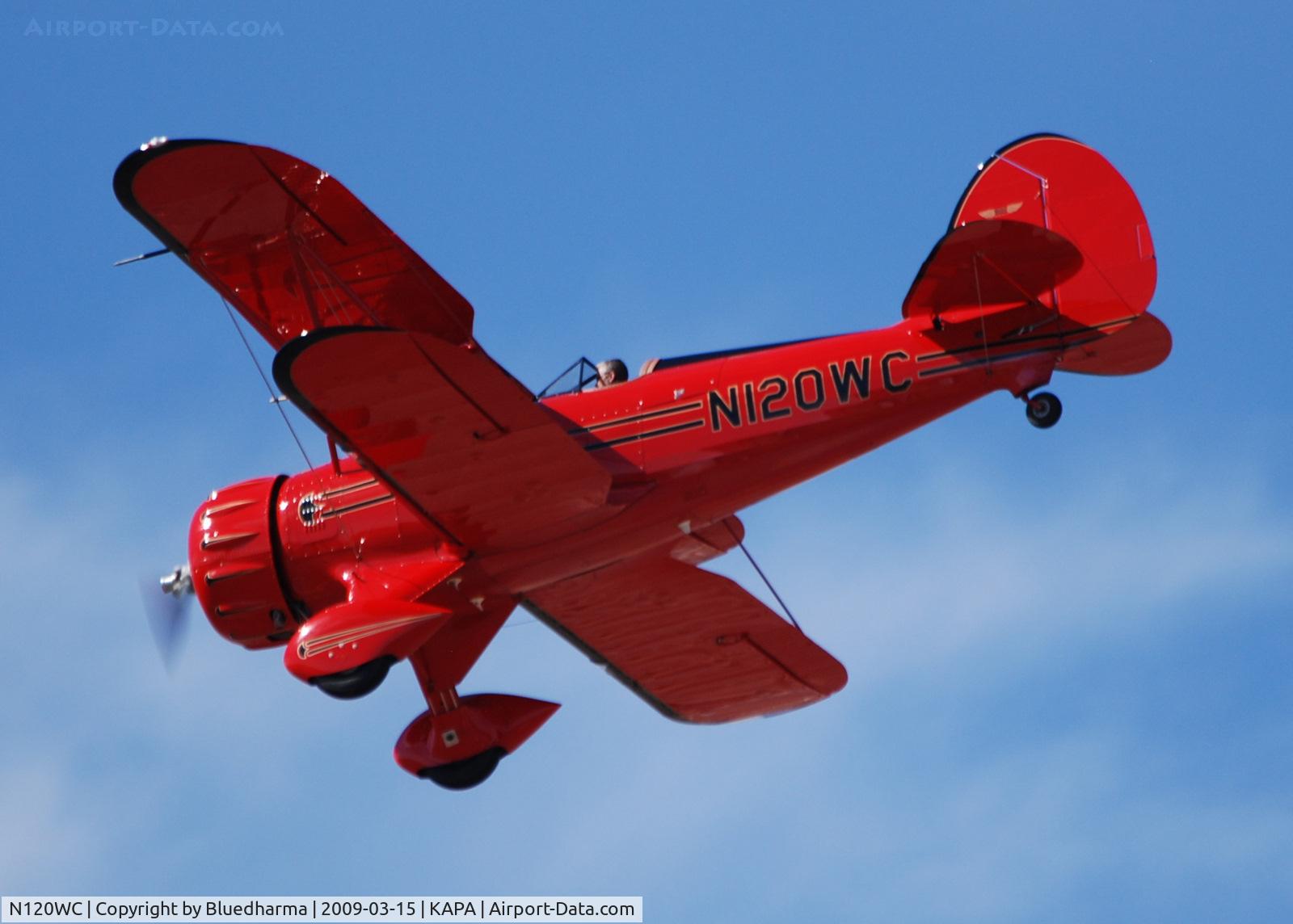 N120WC, Waco YMF-F5C C/N F5C120, Waco doing Touch and Go on 17R.