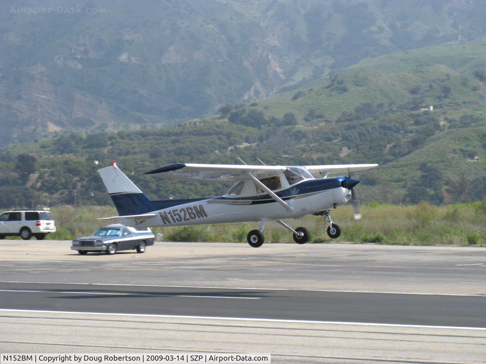 N152BM, 1978 Cessna A152 Aerobat C/N A152-0831, 1978 Cessna A152 AEROBAT, Lycoming O-235 108 Hp, takeoff climb Rwy 22
