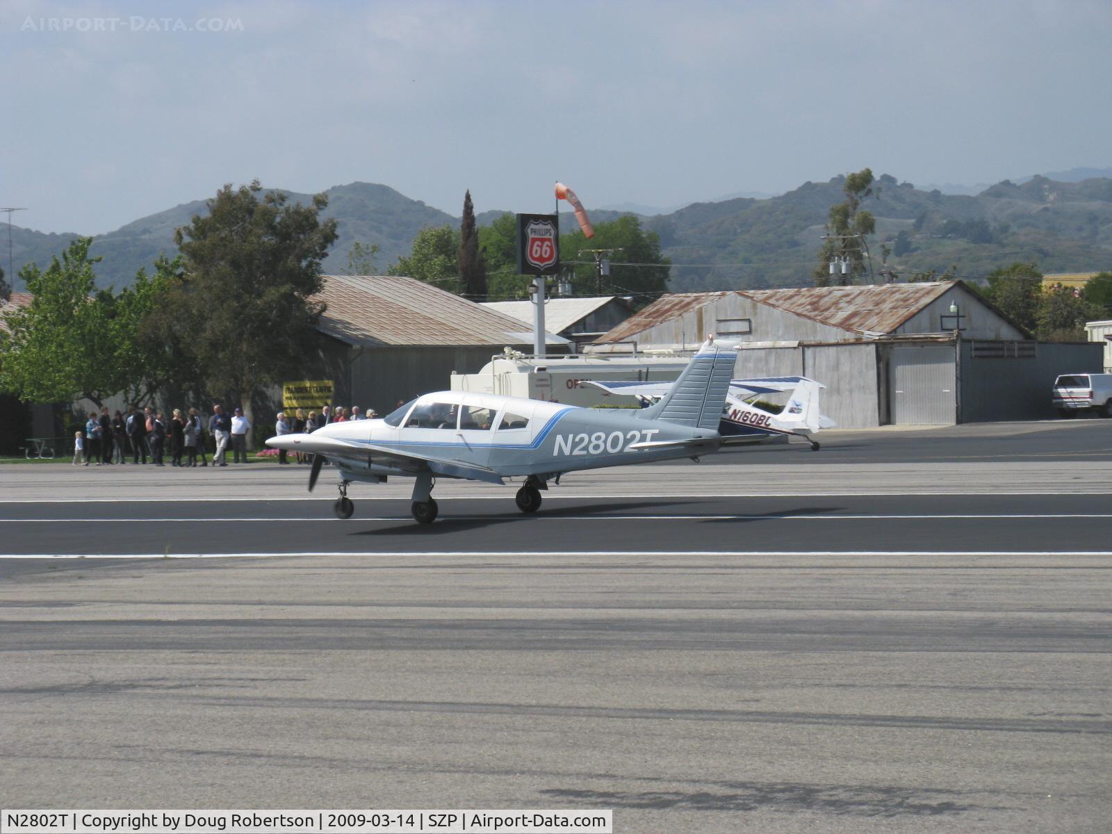 N2802T, 1972 Piper PA-28R-200 C/N 28R-7235134, 1972 Piper PA-28R-200B ARROW II, Lycoming O&VO-360 200 Hp