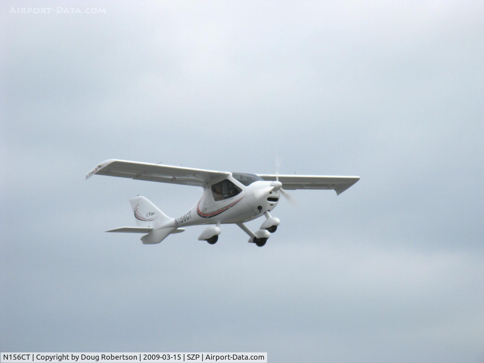 N156CT, 2007 Flight Design CTSW C/N 07-04-11, 2007 Flight Design Gmbh CTSW, Rotax 912ULS 100 Hp, takeoff climb Rwy 22