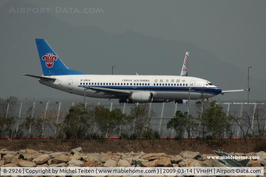 B-2926, 1994 Boeing 737-31B C/N 27289, China Southern Airlines