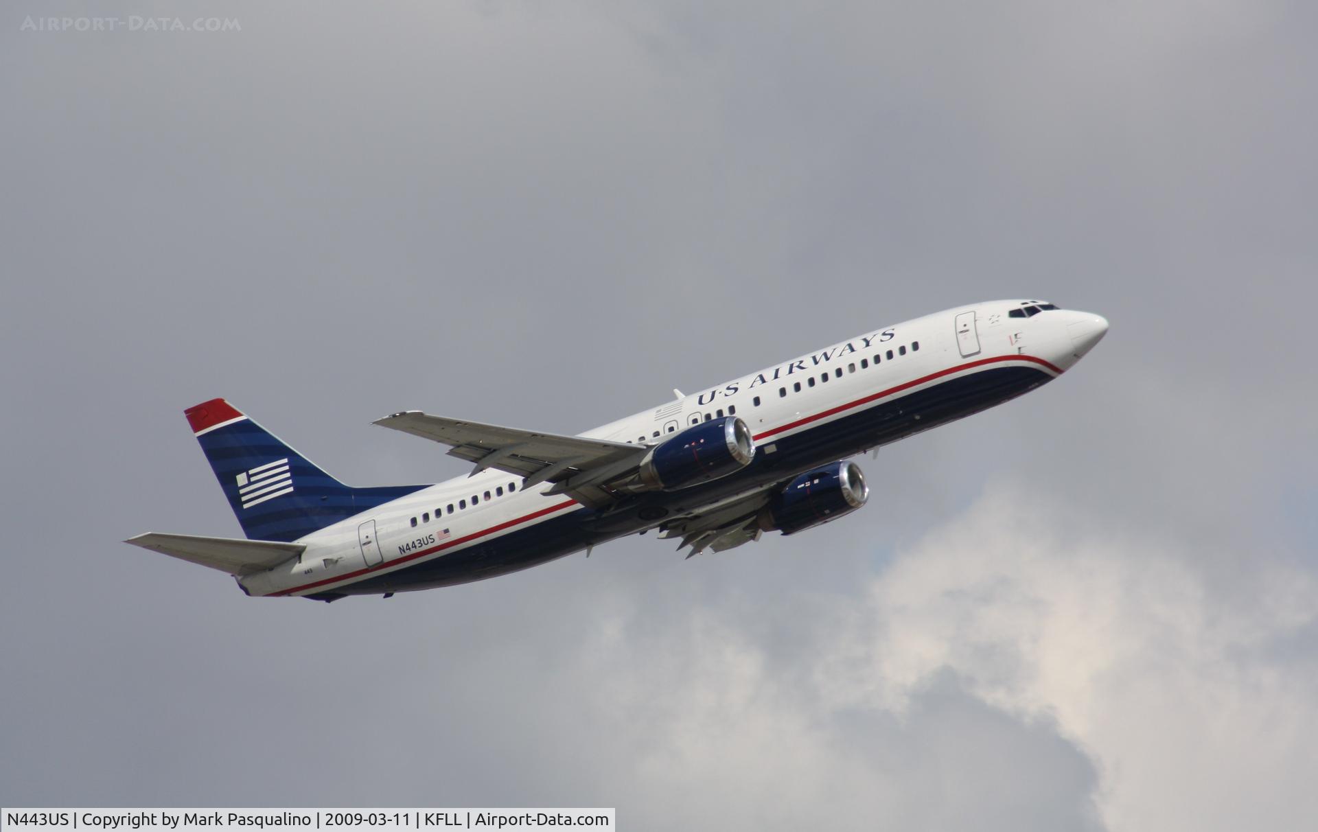 N443US, 1990 Boeing 737-4B7 C/N 24842, Boeing 737-400