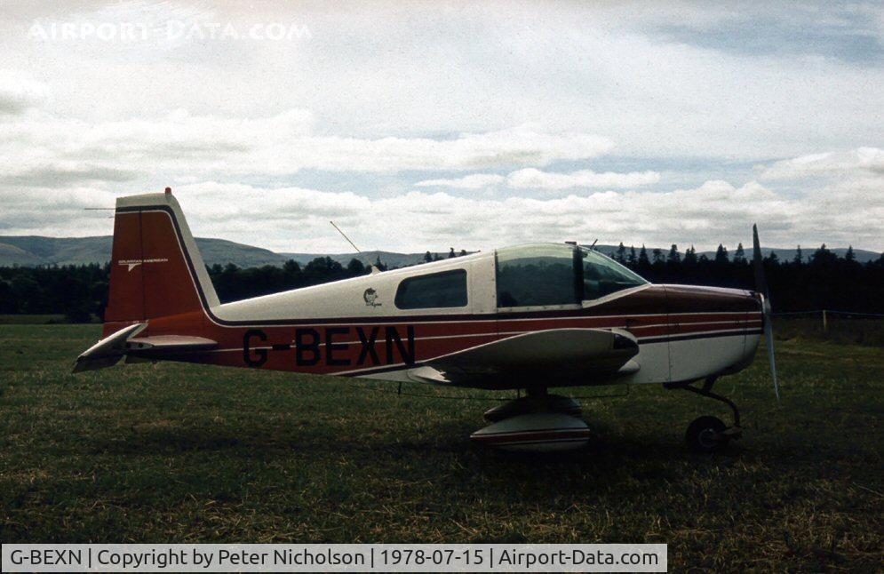 G-BEXN, 1977 Grumman American AA-1C Lynx C/N AA1C-0045, This Grumman Lynx was a visitor at the 1978 Strathallan Open Day.
