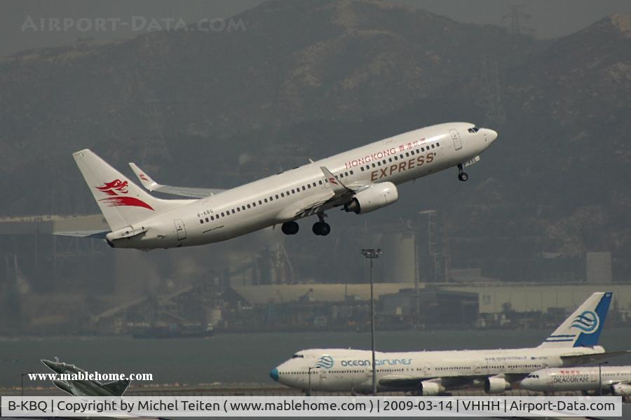 B-KBQ, 2008 Boeing 737-8Q8 C/N 35274, Hong Kong Express