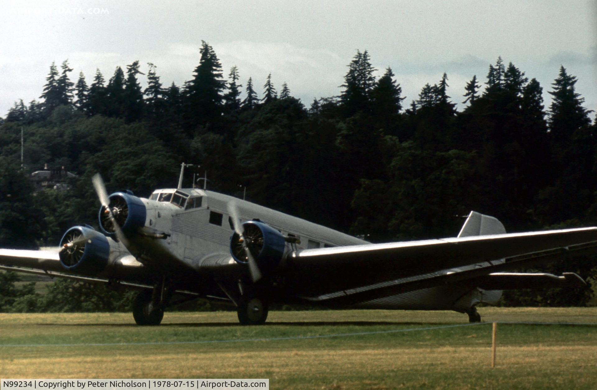 N99234, Junkers (CASA) 352L (Ju-52) C/N 56, Another view of the ex-Spanish AF CASA 352L T.2B-148 at the 1978 Strathallan Open Day.