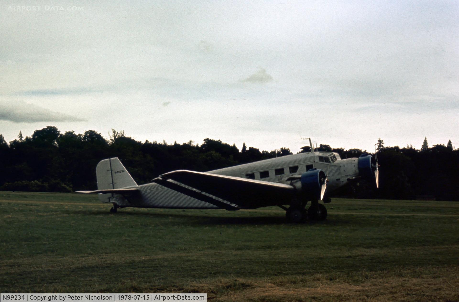 N99234, Junkers (CASA) 352L (Ju-52) C/N 56, A welcome visitor to the 1978 Strathallan Open Day.